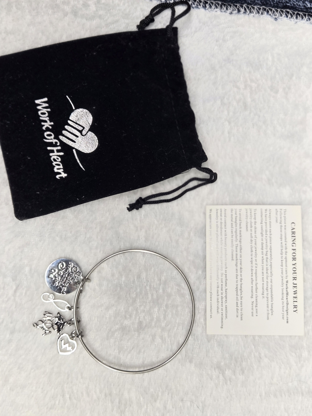 Beautiful Inspiration Medical Assistant (MA) Bangle Bracelet